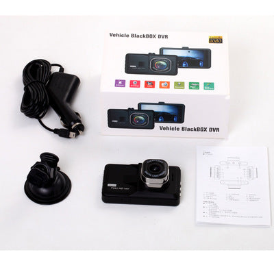 Mini Driving Recorder Black  Steel 3.0 Inch HD 1080P Car Driving Recorder.